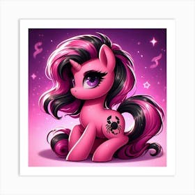 Scorpio Pony Art Print