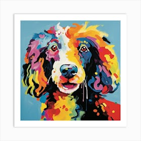 Colorful Dog 1 Art Print