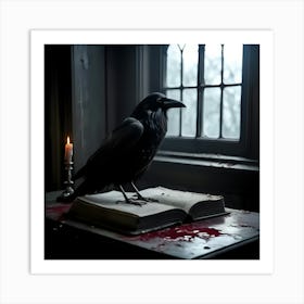 What Says The Raven Art Print