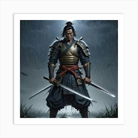 Samurai Art 11 Art Print