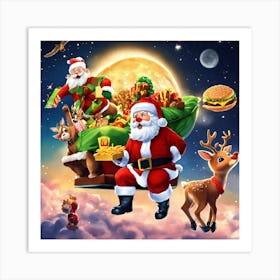 Santa Claus Art Print