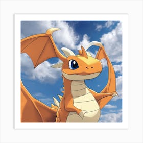 Pokemon Dragon Art Print