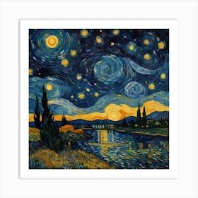 Starry Night 33 Art Print