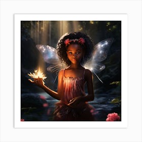 Fairy In The Forest Art Print