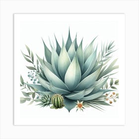 Agave 2 Art Print