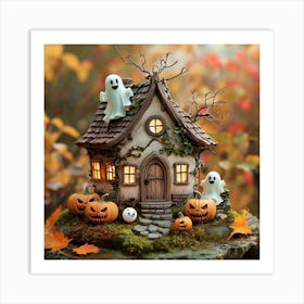 Haunted House Art Print