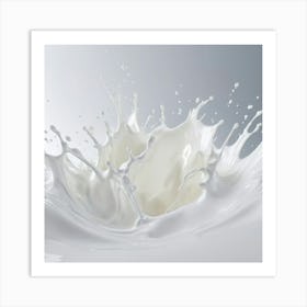 Ai Dynamic Milk Fluid 011705 Art Print