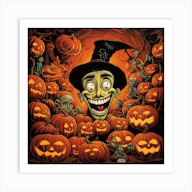 Jack O Lantern Art Print