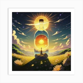 Bottle Of Sunshine Art Print