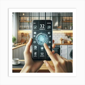 Smart Home Stock Photos & Royalty-Free Images Art Print