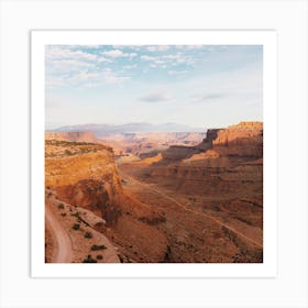 Utah Desert Road Art Print