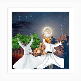 Turkish Dancers Art Print