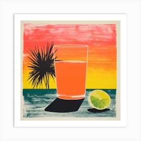 Orange Juice Art Print