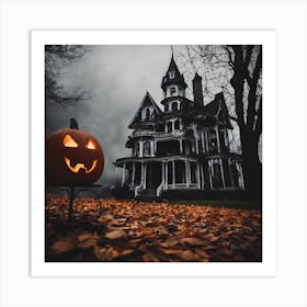 Haunted House 2 Art Print