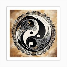 Yin Yang 19 Art Print