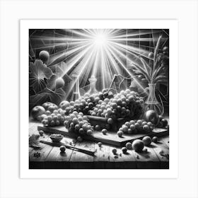 Grapes In The Sun 1 Art Print