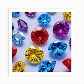 1000013711 Beautiful diamonds Art Print