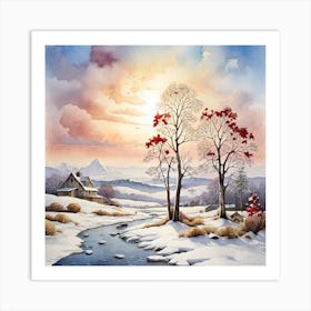 Winter Landscape 2 Art Print