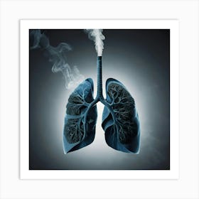 Lungs Stock Videos & Royalty-Free Footage 4 Art Print