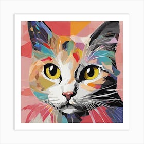 Cat Painting 2 Art Print