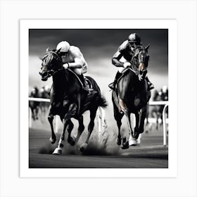 Horse Race 5 Art Print