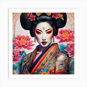 Geisha 174 Art Print