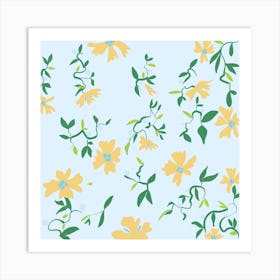 Yellow Flowers Art Print