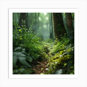 Path In The Forest Art Print