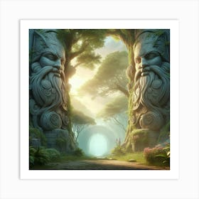 Fantasy paintings art print Art Print