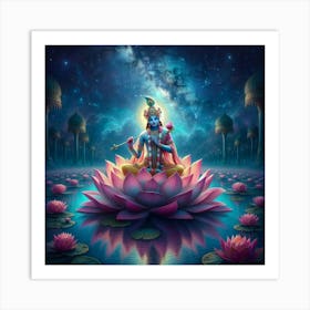 Lord Krishna 2 Art Print