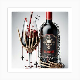 Vampire Wine Art Print