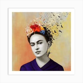 Surrealist Frida Art Print