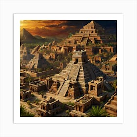 Egyptian City 1 Art Print