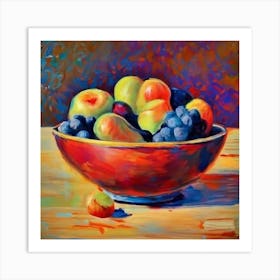 Fruit Bowl Art Print