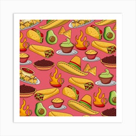 Mexican Pattern Art Print