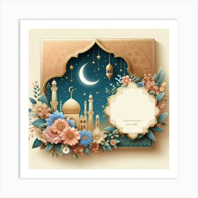 Muslim Greeting Card 13 Art Print