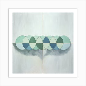 A Beautifully Crafted Minimalist Painting Featu (3) Art Print