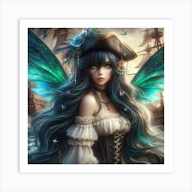 Pirate Fairy Art Print