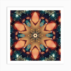 Psychedelic Mandala 78 Art Print