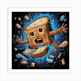 Bread Monster Art Print