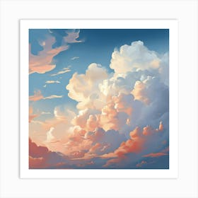 Clouds In The Sky 5 Art Print