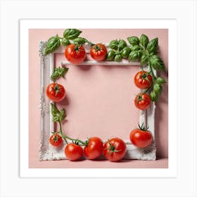 Tomato Frame - Tomato Stock Videos & Royalty-Free Footage Art Print