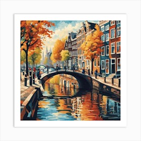 Amsterdam Canal Art Print