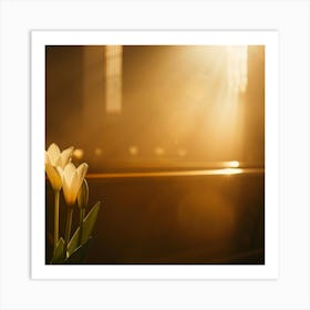 Easter Tulips Art Print