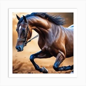 Horse Galloping 16 Art Print