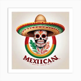 Mexican Skull 96 Art Print