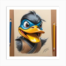 Star Wars Duck 1 Art Print