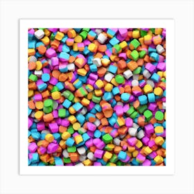 Colorful Sprinkles Art Print