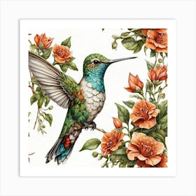 Hummingbird Art Print