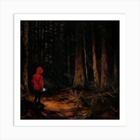 Boys In Woods 3 Fy S Art Print